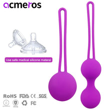 Load image into Gallery viewer, Silicone Smart Ball Kegel Balls Ben Wa kegel muscle trainer Vaginal Geisha Ball massage vibrator vibro egg boule chinoise Female
